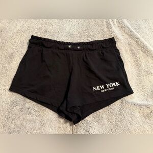 New York Women's Black Shorts
